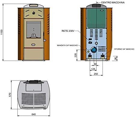 EWRJB Estufa de Pellets - Imagen 2