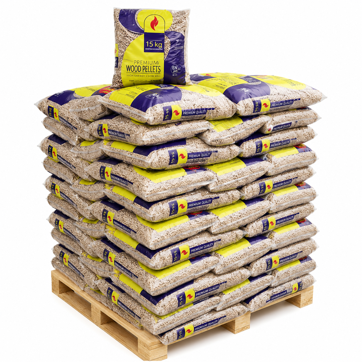Pellets Asturias Palé de 72 Sacos BSXBP