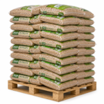 Pellets Madera Blanda Resinosa Palé 65 Sacos 15 kg