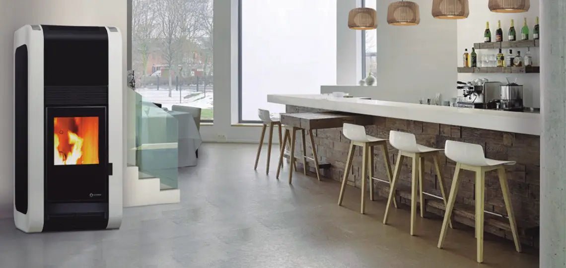 Ecoforest Oslo Estufa de Pellets Canalizable con WiFi - Imagen 2