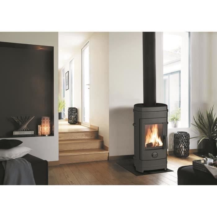 Estufa de Leña Invicta 7 kW CAZYC - Imagen 2