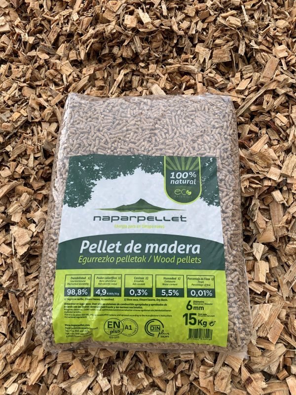 Pellets Palé de 70 Sacos de 15 kg DIN Plus - Imagen 3